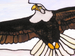 patina'ed eagle
